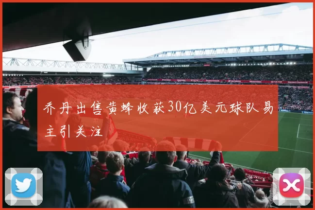 乔丹出售黄蜂收获30亿美元球队易主引关注