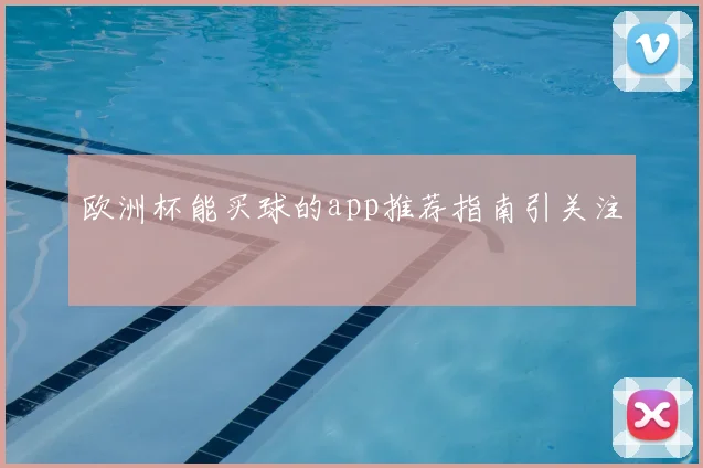 欧洲杯能买球的app推荐指南引关注