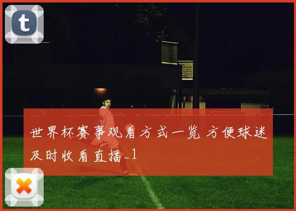 世界杯赛事观看方式一览 方便球迷及时收看直播_1